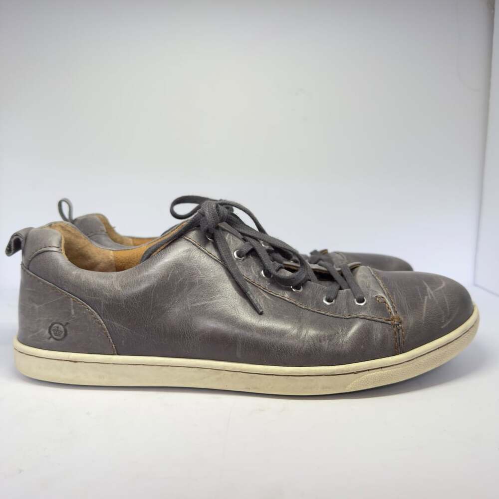 Born Allegheny Sneaker Size 12M Grey Leather Casual Shoes